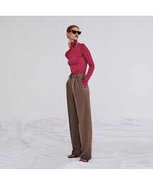 TWO TUCK SLACKS BEIGE
