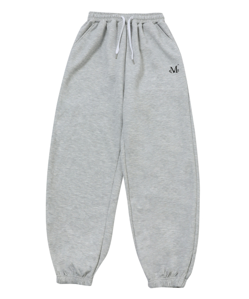 MUCENT（ムセント）の「デンバー ワイド スウェット ジョガーパンツ 男女共用 (6カラー)（スウェットパンツ・レディース・ホワイト/ブラック/ダークグリーン/グレー/ブルー・1/2）」の11枚目の写真