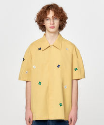 HONGWOOSUNG（ホンウソン）の「Embroidery Flower Shirt_Yellow（シャツ/ブラウス）」