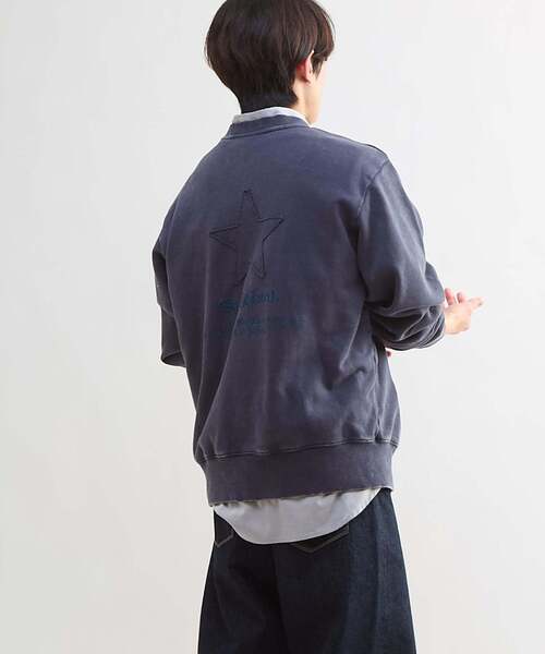 CONVERSE TOKYO（コンバーストウキョウ）の「STAR★ PATCH LETTERING SWEAT（スウェット・レディース・ブラック/グレー/ブルー/パープル・SMALL/MEDIUM）」の12枚目の写真