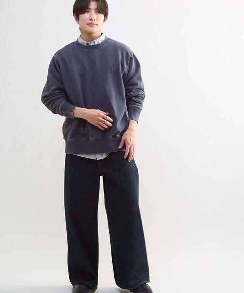 CONVERSE TOKYO（コンバーストウキョウ）の「STAR★ PATCH LETTERING SWEAT（スウェット・レディース・ブラック/グレー/ブルー/パープル・SMALL/MEDIUM）」の13枚目の写真