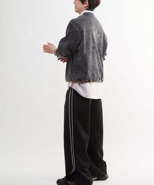 CONVERSE TOKYO（コンバーストウキョウ）の「STAR★ PATCH LETTERING SWEAT（スウェット・レディース・ブラック/グレー/ブルー/パープル・SMALL/MEDIUM）」の21枚目の写真