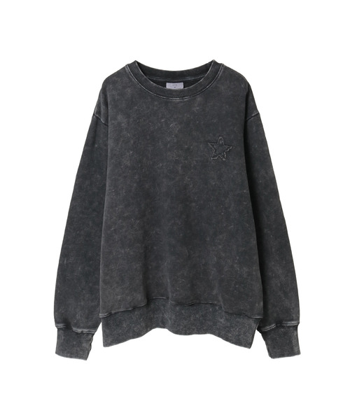 CONVERSE TOKYO（コンバーストウキョウ）の「STAR★ PATCH LETTERING SWEAT（スウェット・レディース・ブラック/グレー/ブルー/パープル・SMALL/MEDIUM）」の22枚目の写真