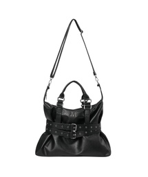 MUCENT | コルフロントダブルベルトレザートートバッグ 男女共用(トートバッグ)