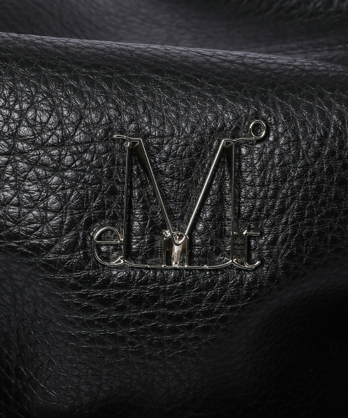 MUCENT（ムセント）の「コルフロントダブルベルトレザートートバッグ 男女共用（トートバッグ・レディース・ブラック・FREE）」の3枚目の写真