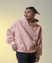 ATTENTIONROW（アテンションロー）の「クロップフードパーカー（ピンク）（パーカー）」