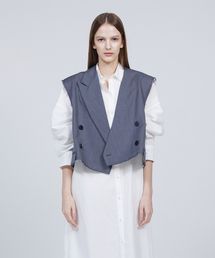 MMAM（ムアム）の「Origami signature cropped vest（ベスト）」
