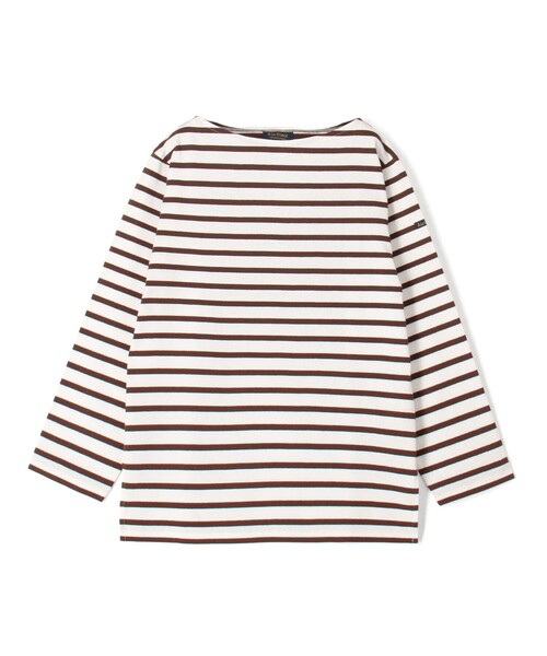 Le Minor(ルミノア)の「Le minor Mariniere ボートネックプルオーバー(Tシャツ/カットソー・レディース・ブラウン系その他/ブルー系その他2/ベージュ系その他/グリーン系その他/ブルー系その他・FREE)」の2枚目の写真