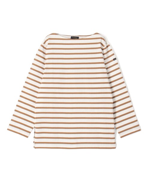 Le Minor(ルミノア)の「Le minor Mariniere ボートネックプルオーバー(Tシャツ/カットソー・レディース・ブラウン系その他/ブルー系その他2/ベージュ系その他/グリーン系その他/ブルー系その他・FREE)」の3枚目の写真