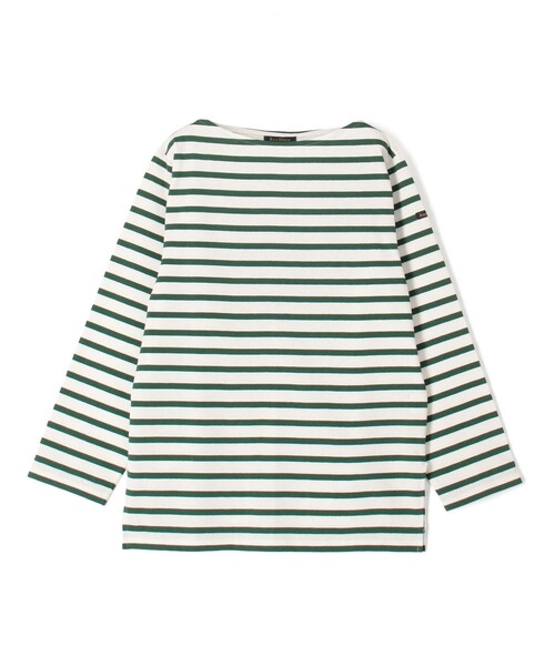 Le Minor(ルミノア)の「Le minor Mariniere ボートネックプルオーバー(Tシャツ/カットソー・レディース・ブラウン系その他/ブルー系その他2/ベージュ系その他/グリーン系その他/ブルー系その他・FREE)」の4枚目の写真