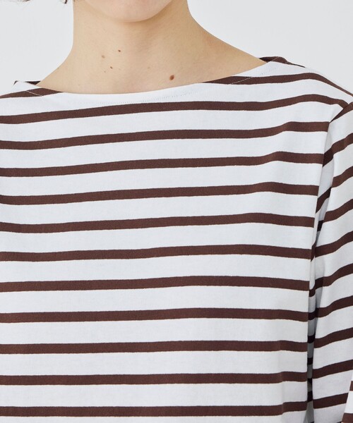 Le Minor(ルミノア)の「Le minor Mariniere ボートネックプルオーバー(Tシャツ/カットソー・レディース・ブラウン系その他/ブルー系その他2/ベージュ系その他/グリーン系その他/ブルー系その他・FREE)」の13枚目の写真