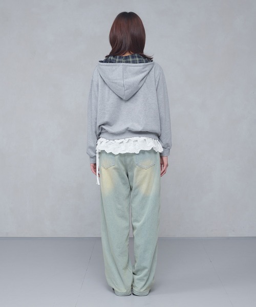 FCMM(エフシーエムエム)の「【日本限定】CHECK STAR HOODIE / チェックスターフーディ(パーカー・レディース・グレー/ブラウン・MEDIUM/SMALL)」の18枚目の写真