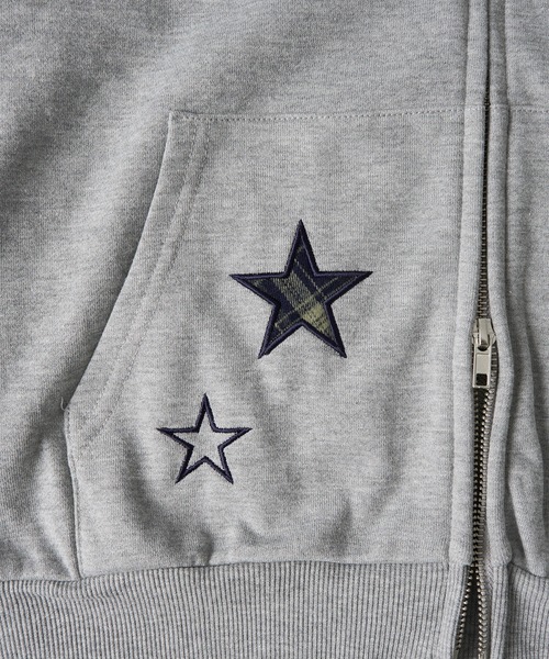FCMM(エフシーエムエム)の「【日本限定】CHECK STAR HOODIE / チェックスターフーディ(パーカー・レディース・グレー/ブラウン・MEDIUM/SMALL)」の21枚目の写真