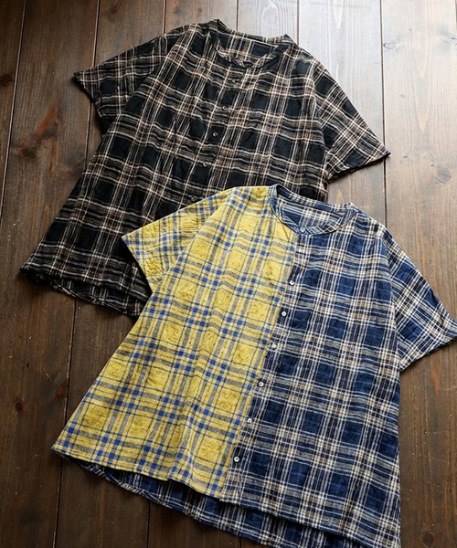antiqua(アンティカ)の「チェック柄 シャツ(シャツ/ブラウス・レディース・ブラックミックス/マルチ・ONESIZE)」の19枚目の写真