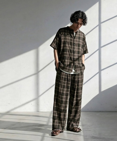 antiqua(アンティカ)の「チェック柄 シャツ(シャツ/ブラウス・レディース・ブラックミックス/マルチ・ONESIZE)」の22枚目の写真