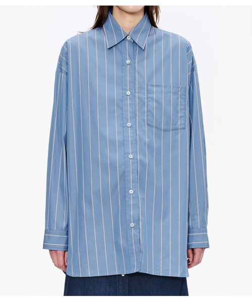 A.P.C.（アーペーセー）の「CHEMISE TARA（シャツ/ブラウス・レディース・ブルー系その他・36）」の4枚目の写真