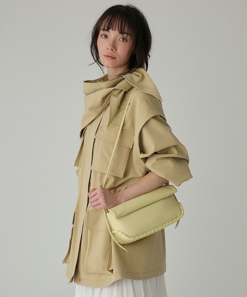 BABYLONE（バビロン）の「【撥水・UVカット】ダブルクロスブルゾン（ブルゾン・レディース・ベージュ/カーキ・フリー）」の3枚目の写真