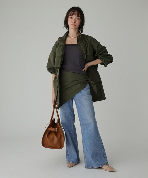 BABYLONE（バビロン）の「【撥水・UVカット】ダブルクロスブルゾン（ブルゾン・レディース・ベージュ/カーキ・フリー）」の15枚目の写真