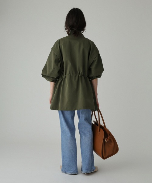 BABYLONE（バビロン）の「【撥水・UVカット】ダブルクロスブルゾン（ブルゾン・レディース・ベージュ/カーキ・フリー）」の18枚目の写真