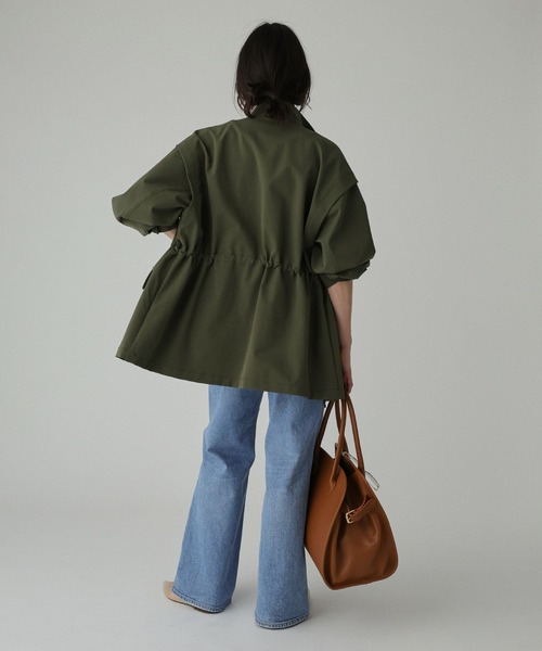 BABYLONE（バビロン）の「【撥水・UVカット】ダブルクロスブルゾン（ブルゾン・レディース・ベージュ/カーキ・フリー）」の19枚目の写真