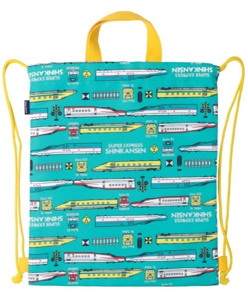 Kids Foret(キッズフォーレ)の「JR新幹線電車柄ナップザック(バックパック/リュック・キッズ・エメラルド/ネイビー・FREE)」の3枚目の写真