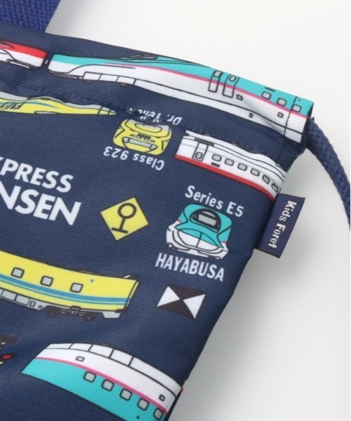 Kids Foret(キッズフォーレ)の「JR新幹線電車柄ナップザック(バックパック/リュック・キッズ・エメラルド/ネイビー・FREE)」の5枚目の写真