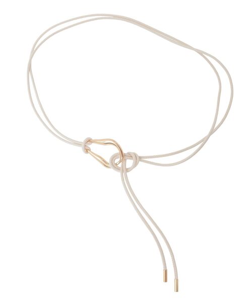 AMERICAN HOLIC（アメリカンホリック）の「メタルポイントサッシュベルト（ベルト・レディース・ライトベージュ/ブラック/ブラウン・FREE）」の4枚目の写真