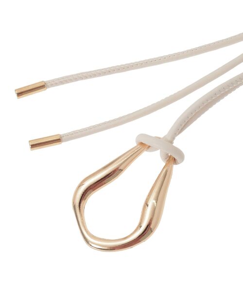 AMERICAN HOLIC（アメリカンホリック）の「メタルポイントサッシュベルト（ベルト・レディース・ライトベージュ/ブラック/ブラウン・FREE）」の8枚目の写真