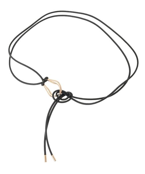 AMERICAN HOLIC（アメリカンホリック）の「メタルポイントサッシュベルト（ベルト・レディース・ライトベージュ/ブラック/ブラウン・FREE）」の9枚目の写真