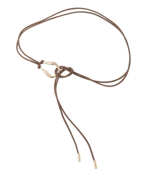 AMERICAN HOLIC（アメリカンホリック）の「メタルポイントサッシュベルト（ベルト・レディース・ライトベージュ/ブラック/ブラウン・FREE）」の11枚目の写真