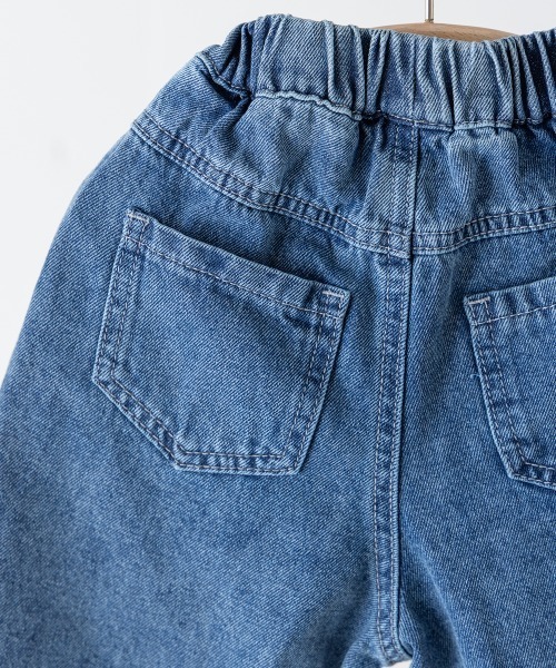 riziere（リジェール）の「ストーンウォッシュテーパードデニムパンツ（デニムパンツ・キッズ・ブルー・110/120/130/140/150/90/100）」の5枚目の写真