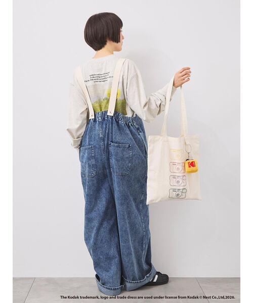 KODAK(コダック)の「【KODAK】チャーム付きトートバッグ(ハンドバッグ・レディース・キナリ・F)」の6枚目の写真