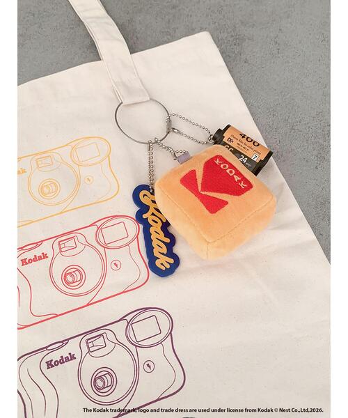 KODAK(コダック)の「【KODAK】チャーム付きトートバッグ(ハンドバッグ・レディース・キナリ・F)」の7枚目の写真