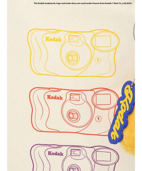 KODAK(コダック)の「【KODAK】チャーム付きトートバッグ(ハンドバッグ・レディース・キナリ・F)」の12枚目の写真