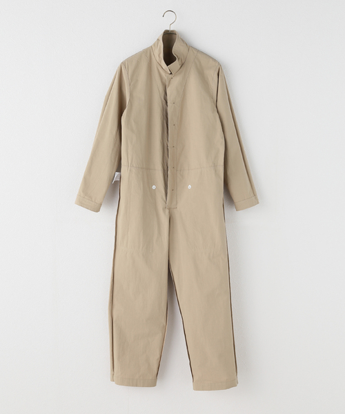 Spick & Span（スピックアンドスパン）の「コットンボイラースーツ（つなぎ/オールインワン・レディース・ピンク/ベージュ・FREE）」の6枚目の写真