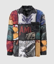Patchworked Silk Shirt