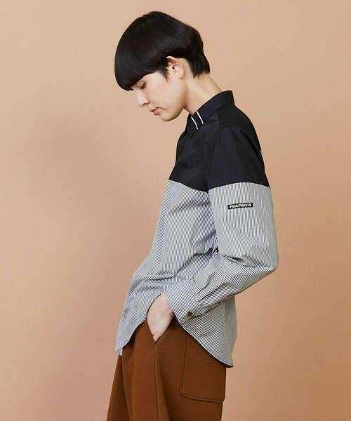 FRAPBOIS（フラボア）の「マリーンシャツ（シャツ/ブラウス・レディース・ブラック/ネイビー・1/2）」の13枚目の写真