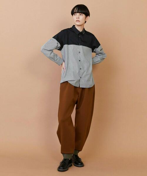 FRAPBOIS（フラボア）の「マリーンシャツ（シャツ/ブラウス・レディース・ブラック/ネイビー・1/2）」の18枚目の写真