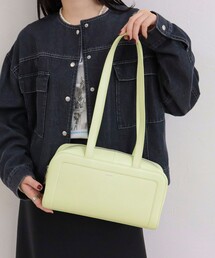 fredy emue | 【BEAURE/ビュレ】ロングハンドルボックスボストンバッグ(ショルダーバッグ)