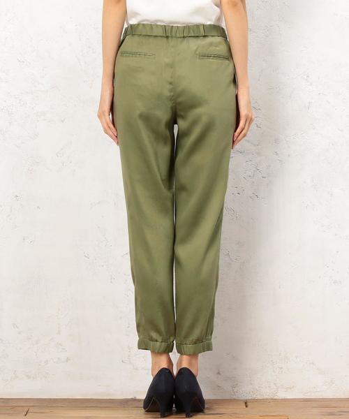 green label relaxing（グリーンレーベルリラクシング）の「◆CF LYチノ ドロストパンツ② ◆（チノパンツ・レディース・ベージュ/オリーブ/ネイビー/クリーム/ダークグリーン/ブラック/ライトグレー/ピンク/その他1/その他2/その他3/その他4・36/34/40/42/44/38）」の21枚目の写真