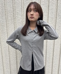 NEP RIB CARDIGAN【IROHANI】