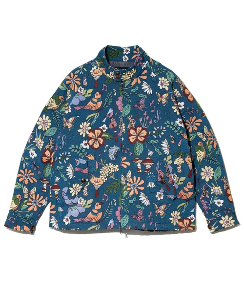 go slow caravan（ゴースローキャラバン）の「ゴブラン ハッピーフラワー ハリントンJKT（ブルゾン・メンズ・その他1・X-LARGE/LARGE/MEDIUM）」の9枚目の写真