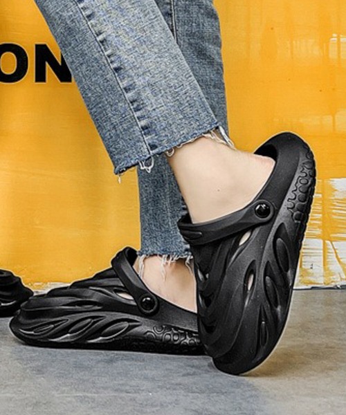 WESTBOY(ウエストボーイ)の「軽量 バックストラップ クロッグ サボ ビーチサンダル スリッポン WO26S4SD06(サンダル・メンズ・ホワイト/ベージュ/ブラック・S/M/L)」の4枚目の写真