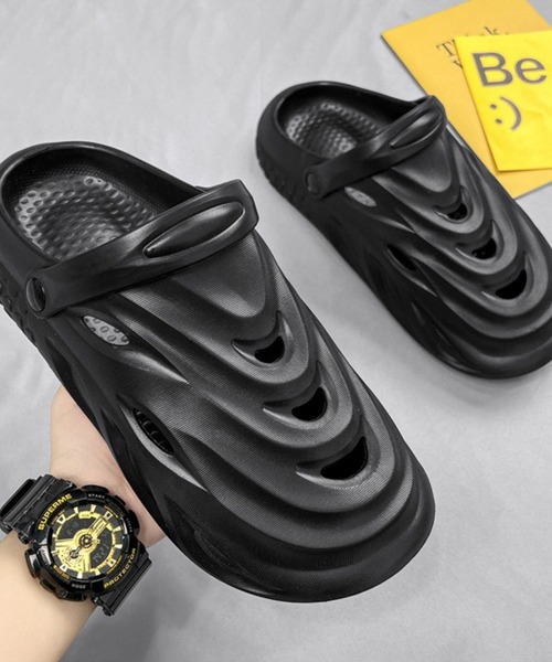 WESTBOY(ウエストボーイ)の「軽量 バックストラップ クロッグ サボ ビーチサンダル スリッポン WO26S4SD06(サンダル・メンズ・ホワイト/ベージュ/ブラック・S/M/L)」の9枚目の写真