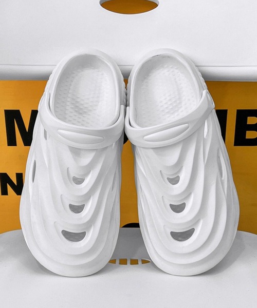 WESTBOY(ウエストボーイ)の「軽量 バックストラップ クロッグ サボ ビーチサンダル スリッポン WO26S4SD06(サンダル・メンズ・ホワイト/ベージュ/ブラック・S/M/L)」の11枚目の写真