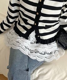 prose verse | フラワーレースレイヤードミニスカート(スカート)