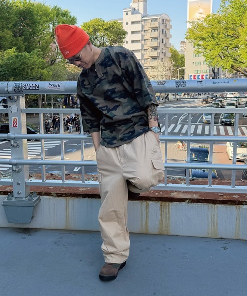 KEBOZ(ケボズ)の「RIPSTOP CARGO PANTS(カーゴパンツ・メンズ・ブラック/ベージュ/オリーブ/カモフラージュ/ネイビー・M/L/XL)」の9枚目の写真