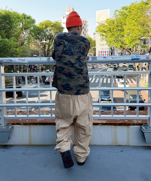 KEBOZ(ケボズ)の「RIPSTOP CARGO PANTS(カーゴパンツ・メンズ・ブラック/ベージュ/オリーブ/カモフラージュ/ネイビー・M/L/XL)」の8枚目の写真