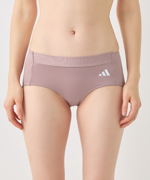 adidas(アディダス)の「adidas/アディダス ハーフショーツ 吸汗速乾(ショーツ・レディース・ピンク系その他2/ブラック・MEDIUM/LARGE)」の2枚目の写真