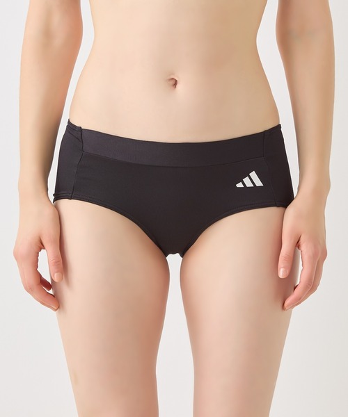 adidas(アディダス)の「adidas/アディダス ハーフショーツ 吸汗速乾(ショーツ・レディース・ピンク系その他2/ブラック・MEDIUM/LARGE)」の1枚目の写真